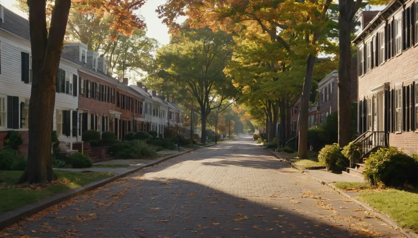 A neighborhood of colonial and split-level homes across the Covington area